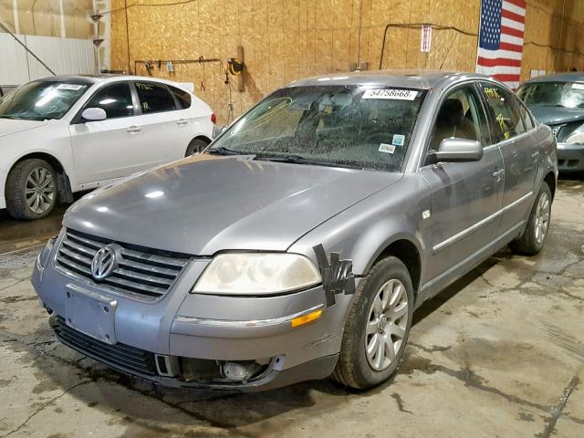 WVWPD63B93P049020 - 2003 VOLKSWAGEN PASSAT GLS GRAY photo 2