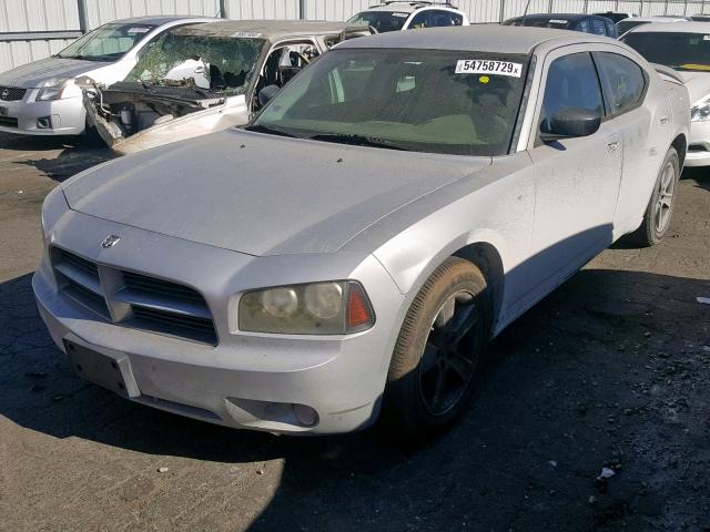 2B3KA33G18H163183 - 2008 DODGE CHARGER SX SILVER photo 2