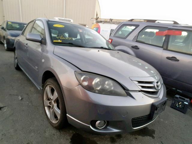 JM1BK344861431822 - 2006 MAZDA 3 HATCHBAC GRAY photo 1