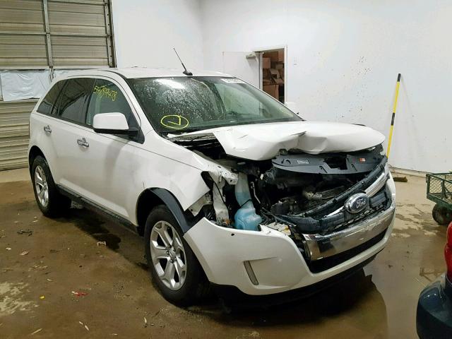 2FMDK3JC8BBA72681 - 2011 FORD EDGE SEL WHITE photo 1