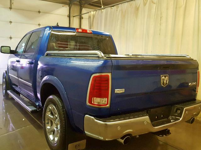 1C6RR7NT5GS351095 - 2016 RAM 1500 LARAM BLUE photo 3