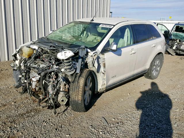 2LMDU88C27BJ06672 - 2007 LINCOLN MKX WHITE photo 2