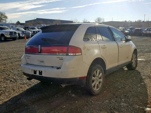 2LMDU88C27BJ06672 - 2007 LINCOLN MKX WHITE photo 4