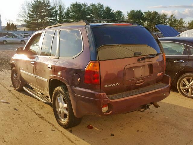 1GKDT13S262334270 - 2006 GMC ENVOY BURGUNDY photo 3