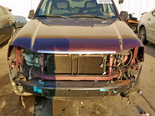 1GKDT13S262334270 - 2006 GMC ENVOY BURGUNDY photo 9