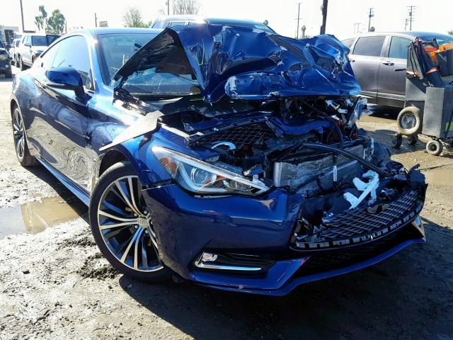 JN1EV7EK6JM341961 - 2018 INFINITI Q60 PREMIU BLUE photo 1