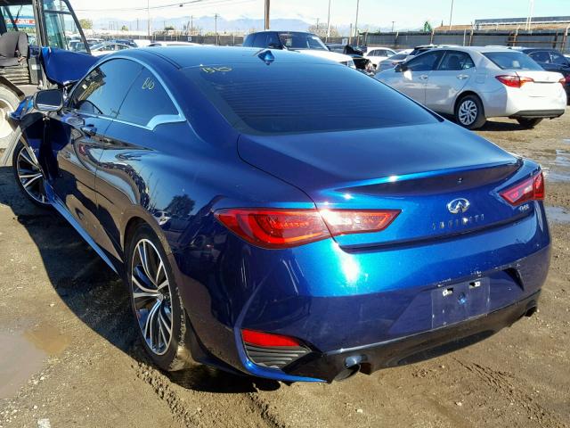 JN1EV7EK6JM341961 - 2018 INFINITI Q60 PREMIU BLUE photo 3