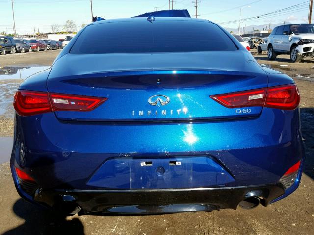 JN1EV7EK6JM341961 - 2018 INFINITI Q60 PREMIU BLUE photo 9