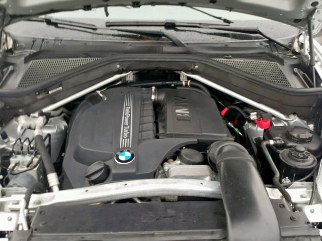 5UXFG2C59E0C45770 - 2014 BMW X6 XDRIVE3 SILVER photo 7