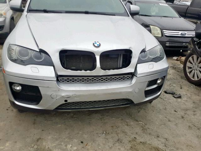 5UXFG2C59E0C45770 - 2014 BMW X6 XDRIVE3 SILVER photo 9