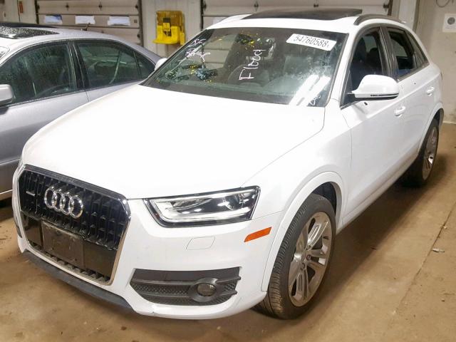 WA1EFCFS9FR004576 - 2015 AUDI Q3 PREMIUM WHITE photo 2