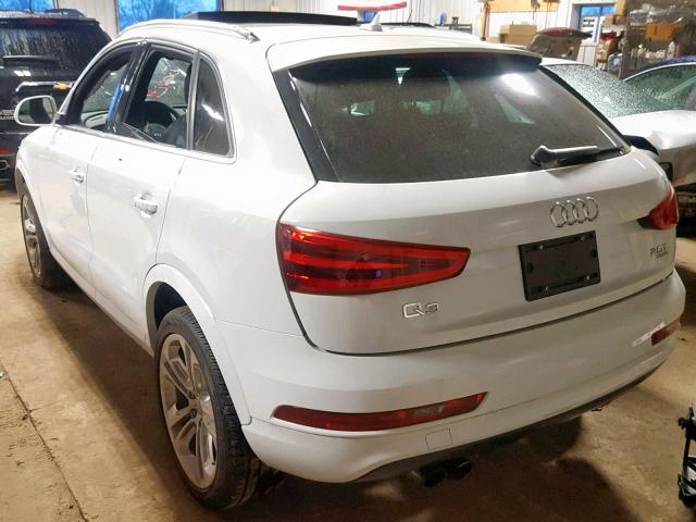 WA1EFCFS9FR004576 - 2015 AUDI Q3 PREMIUM WHITE photo 3