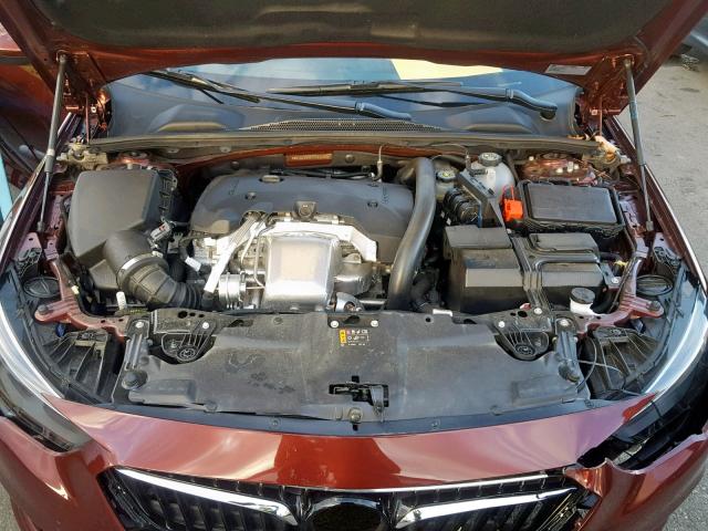 W04GL6SX5J1132230 - 2018 BUICK REGAL PREF RED photo 7