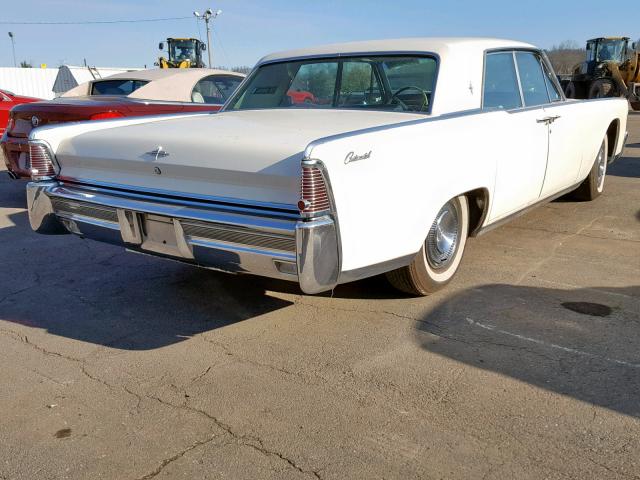 5Y82N426803 - 1965 LINCOLN CONTINENTL WHITE photo 4