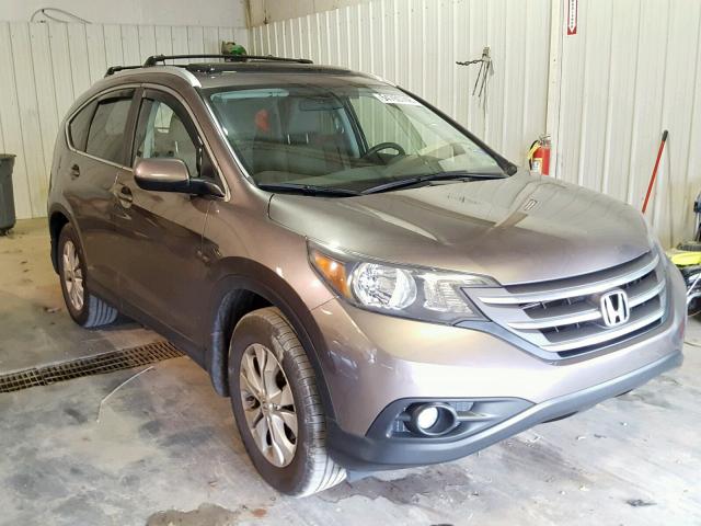 5J6RM3H79CL004401 - 2012 HONDA CR-V EXL BROWN photo 1