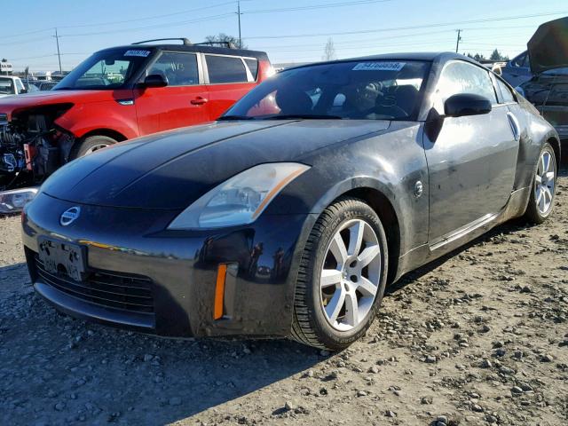 JN1AZ34E04M150208 - 2004 NISSAN 350Z COUPE BLACK photo 2