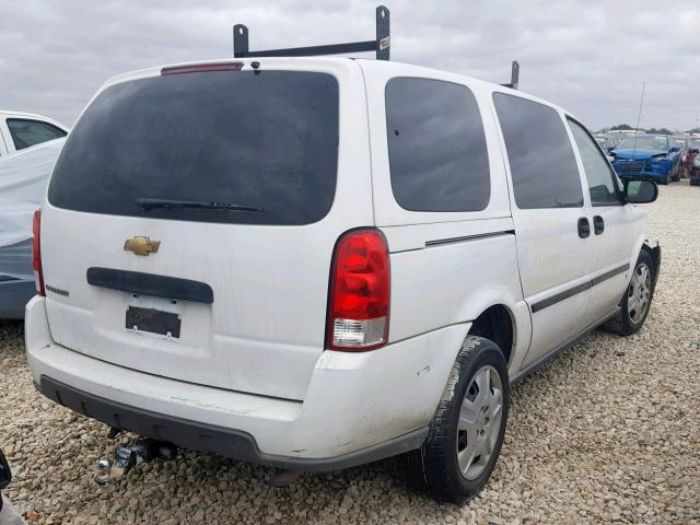 1GNDV13167D181094 - 2007 CHEVROLET UPLANDER WHITE photo 4