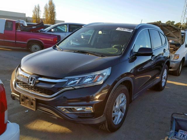 2HKRM3H73FH521028 - 2015 HONDA CR-V EXL BLACK photo 2