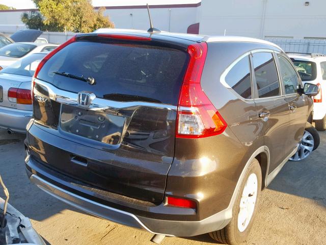 2HKRM3H73FH521028 - 2015 HONDA CR-V EXL BLACK photo 4