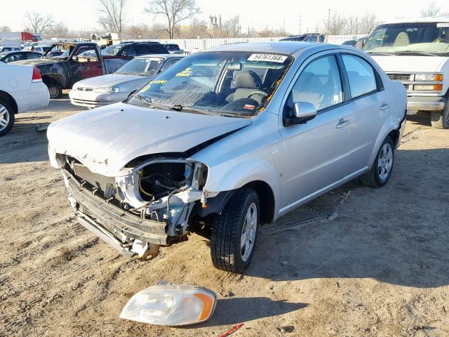 KL1TD56638B013195 - 2008 CHEVROLET AVEO BASE Gümüş foto 2