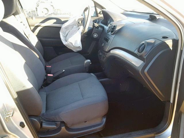 KL1TD56638B013195 - 2008 CHEVROLET AVEO BASE Gümüş foto 5