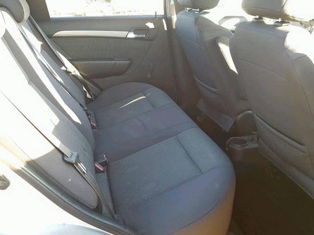 KL1TD56638B013195 - 2008 CHEVROLET AVEO BASE Gümüş foto 6