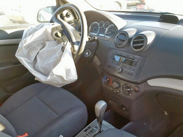 KL1TD56638B013195 - 2008 CHEVROLET AVEO BASE Gümüş foto 9