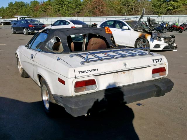 TCT115716UCF - 1980 TRIUMPH CAR TR7 WHITE photo 3