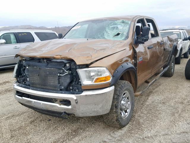 3C63D3GL1CG108900 - 2012 DODGE RAM 3500 S BROWN photo 2