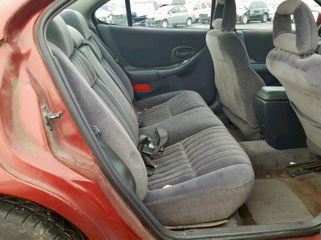 1G2WK52J81F114130 - 2001 PONTIAC GRAND PRIX მუქწითელი ფოტო 6