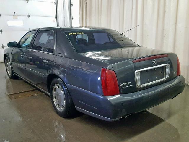 1G6KE54YX1U186036 - 2001 CADILLAC DEVILLE DH CHARCOAL photo 3