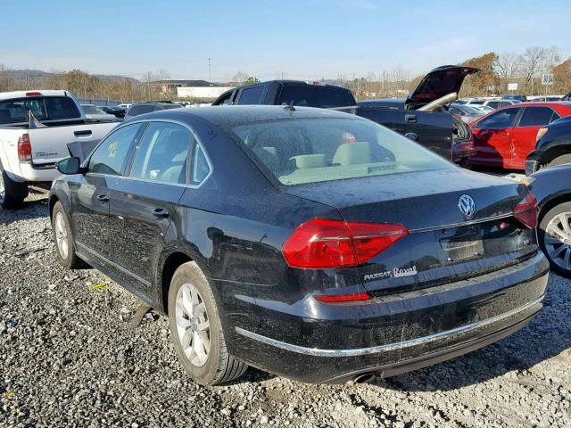 1VWAS7A36GC008500 - 2016 VOLKSWAGEN PASSAT S BLACK photo 3