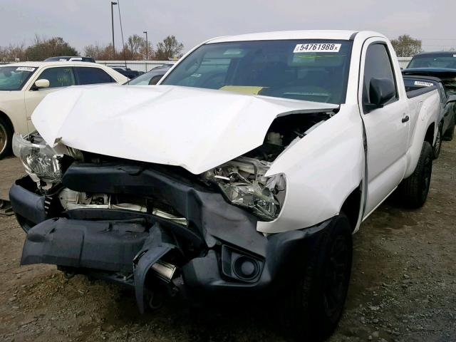 5TFNX4CN1DX017693 - 2013 TOYOTA TACOMA WHITE photo 2