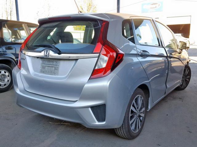 3HGGK5G88FM721613 - 2015 HONDA FIT EX SILVER photo 4