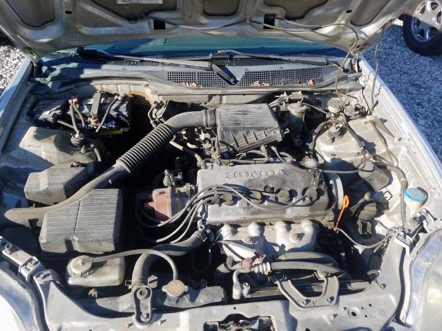 1HGEJ6124VL021754 - 1997 HONDA CIVIC DX SILVER photo 7