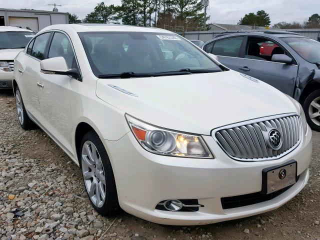 1G4GE5EV4AF300944 - 2010 BUICK LACROSSE C WHITE photo 1