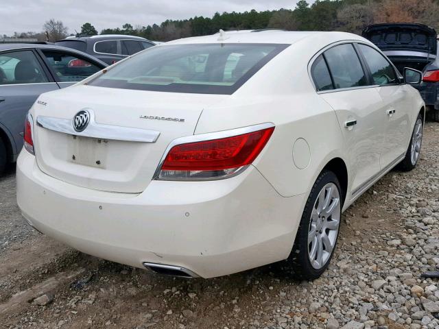 1G4GE5EV4AF300944 - 2010 BUICK LACROSSE C WHITE photo 4