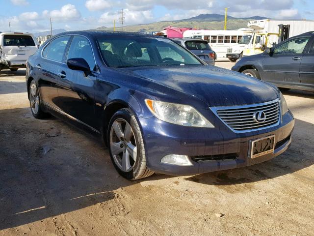 JTHGL46F475015783 - 2007 LEXUS LS 460L BLUE photo 1