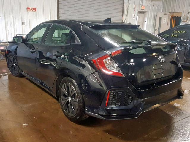 SHHFK7H74JU224467 - 2018 HONDA CIVIC EXL BLACK photo 3