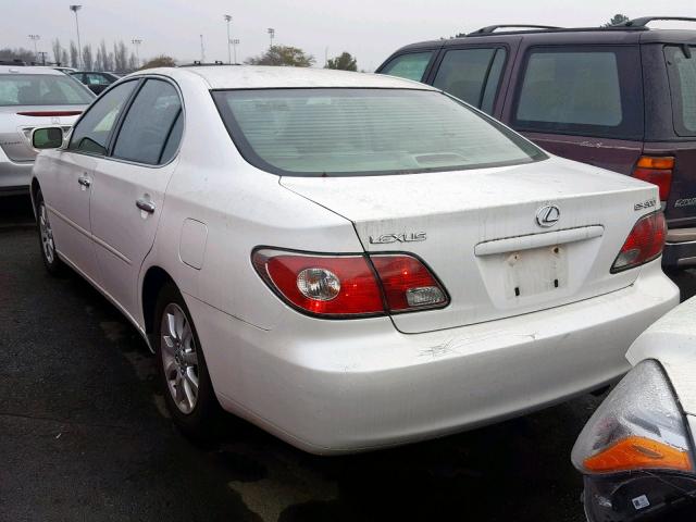 JTHBF30G930114913 - 2003 LEXUS ES 300 WHITE photo 3