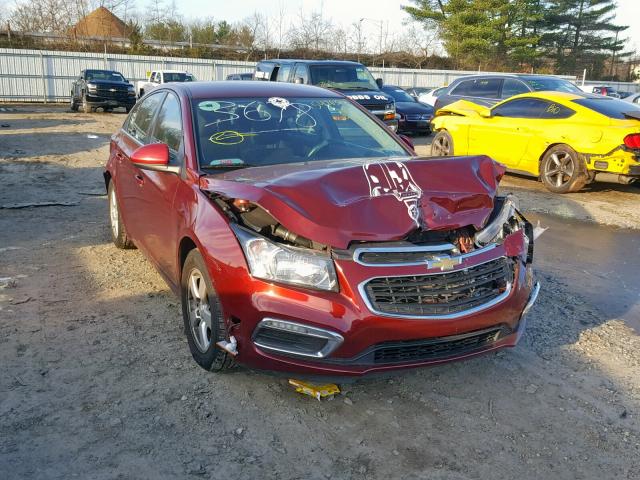 1G1PC5SB9F7292483 - 2015 CHEVROLET CRUZE LT MAROON photo 1