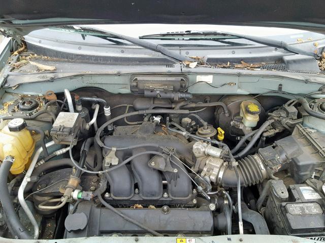 4F2CZ96164KM09721 - 2004 MAZDA TRIBUTE ES 绿色 照片 7