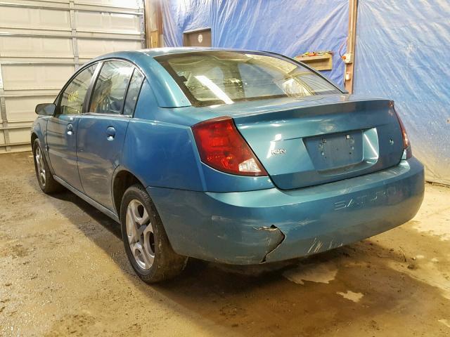 1G8AJ52F05Z126596 - 2005 SATURN ION LEVEL BLUE photo 3