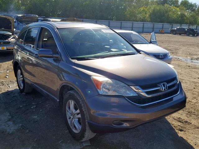 5J6RE3H77AL011342 - 2010 HONDA CR-V EXL GRAY photo 1