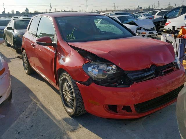WVWBB7AJ5CW046444 - 2012 VOLKSWAGEN GOLF RED photo 1