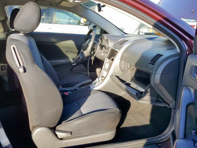 JTKDE177X50062226 - 2005 TOYOTA SCION TC 勃艮第红 照片 5