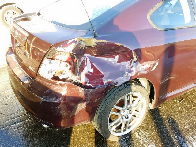 JTKDE177X50062226 - 2005 TOYOTA SCION TC 勃艮第红 照片 9