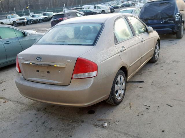 KNAFE122285549419 - 2008 KIA SPECTRA EX GOLD photo 4