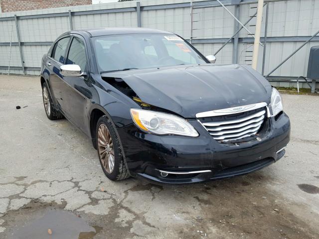 1C3BC2FG5BN607425 - 2011 CHRYSLER 200 LIMITE BLACK photo 1