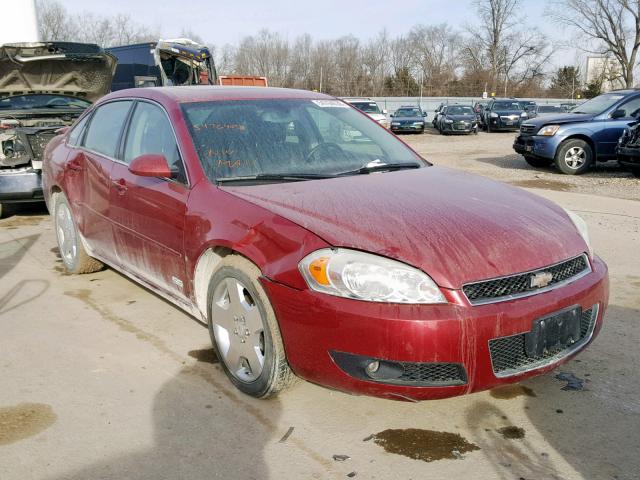 2G1WD58C569206321 - 2006 CHEVROLET IMPALA SUP წითელი ფოტო 1